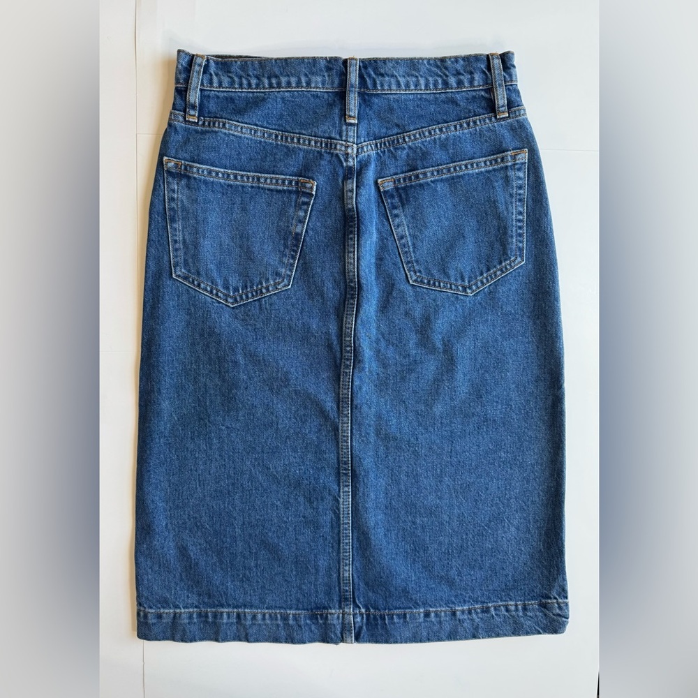 Women’s Frame Denim Midi Split Skirt Size 25 - Picture 4 of 12